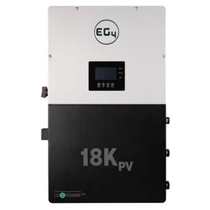 EG4 18kPV Hybrid Inverter | All-In-One Solar Inverter | 18,000W PV Input | 12,000W Output | 48V, 120/240V, Split Phase
