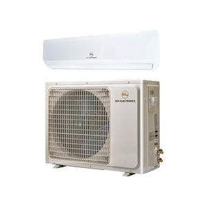 EG4 Hybrid AC/DC Mini Split | 24000 BTU | SEER2 21 | Plug-n-Cool Do-It-Yourself Installation | Energy Efficient Cooling and Heating Solution