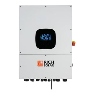 Rich Solar NOVA 12K PV Hybrid Inverter | All-In-One Solar Inverter | 12000W PV Input | 10000W Output | 48V 120/240V Split Phase (PRE-ORDER)