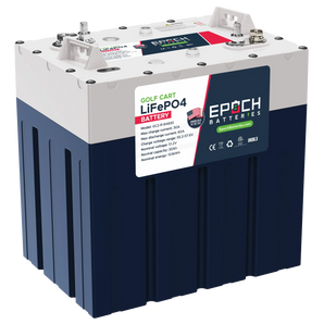 Epoch Batteries 48V 60Ah GC2 - Golf Cart LiFePO4 Lithium Battery - Complete Kit