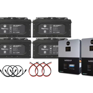 Big Battery 48V 4X HUSKY 2 KIT – 6K EG4 Inverter