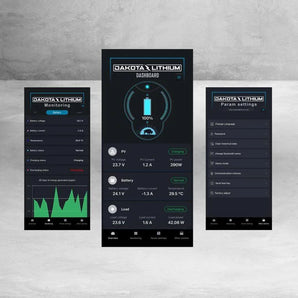 Dakota Lithium Battery Monitor & Solar Intergration Kit with DL Dashboard Bluetooth App