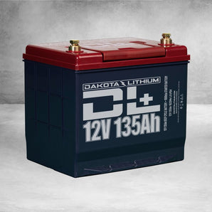 Dakota Lithium + 12v 135ah Dual Purpose 1000cca Starter Battery Plus Deep Cycle Performance