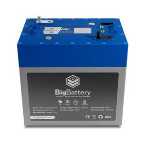 BigBattery 24V EAGLE 2 LiFePO4 Battery | 1.63kWh | Long-Lasting Power for Boats, Motorcycles