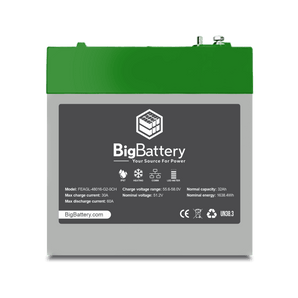 BigBattery EAGLE 2 48V 32Ah LiFePO4 Battery | 1.63kWh Upgrade for Golf Carts, Utility Vehicles, RVs & Camper Vans