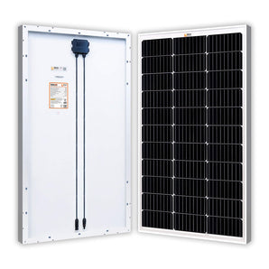 Rich Solar MEGA 100 Watt Monocrystalline Solar Panel | Best 12V Panel for VAN RVs and Off-Grid | 25-Year Output Warranty | UL Certified