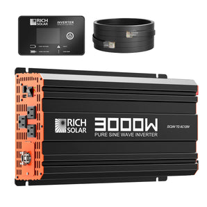 Rich Solar 3000 Watt 24 Volt Industrial Pure Sine Wave Inverter