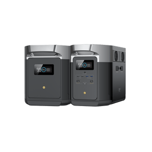 EcoFlow DELTA Max 2016Wh Power Station + DELTA Max Smart Battery | 6kWh Capacity | 3600W Max Output