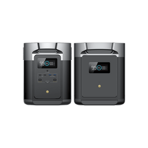 EcoFlow DELTA Max 2016Wh Power Station + DELTA Max Smart Battery | 6kWh Capacity | 3600W Max Output