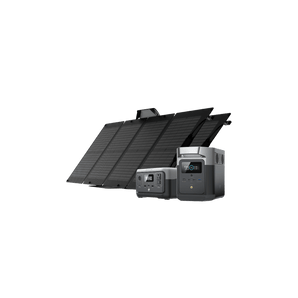 EcoFlow DELTA mini + RIVER 2 + 2x110W Solar Panels | Portable Power Station Kit