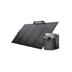 EcoFlow DELTA Max + 220W Portable Solar Panel | High Capacity Power + Eco-Friendly Solar Charging