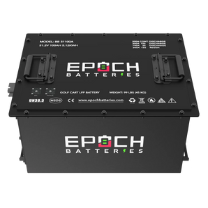 Epoch Batteries 48V 100Ah (Club Car) Lithium (LiFePO4) Golf Cart Battery - Complete Kit